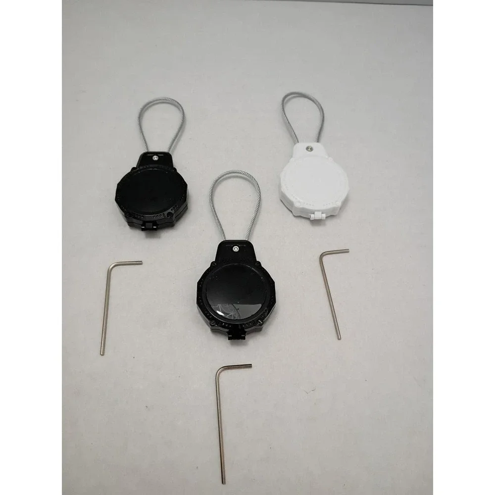 Waterproof Secure Holder Protective Air Tag Case Anti-Theft # 3. 2-Black/1-White